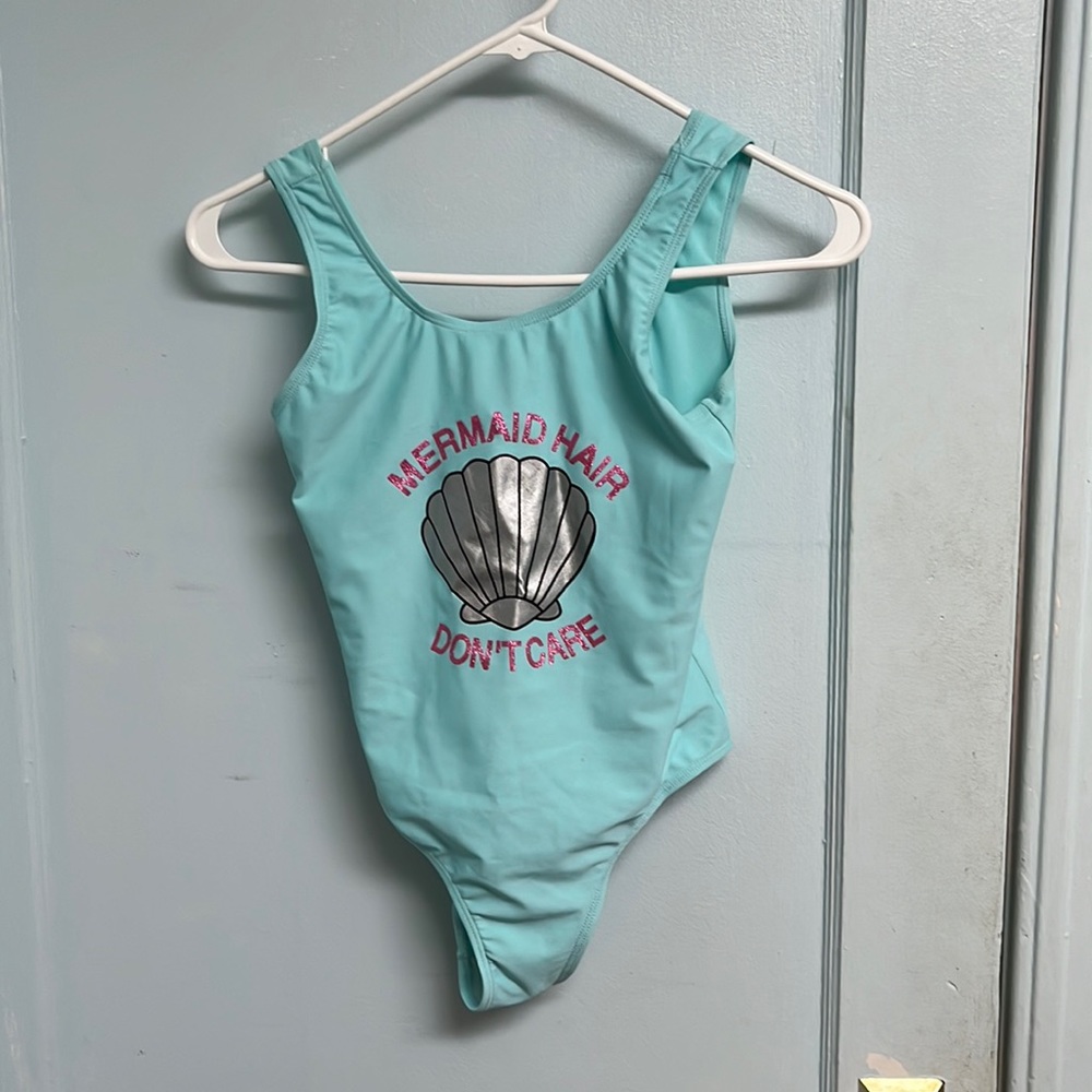 Blue One Piece Swimsuit